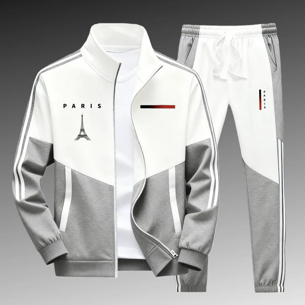 Men's Athletic Set Casual Sports Jacket and Jogging Pants