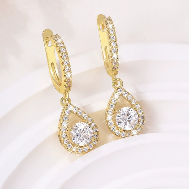 ⏳Time-Limited Special⏰Elegant Teardrop Dangle Hoop Earrings