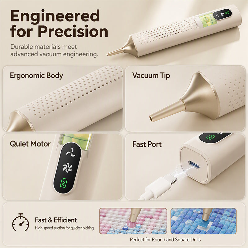 π ποΈ Electric Diamond Pen β Rechargeable, wireless & ergonomic β¨
