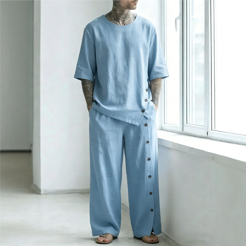 π 50% Off | Polished style without the styling stress β Men's 2-piece set