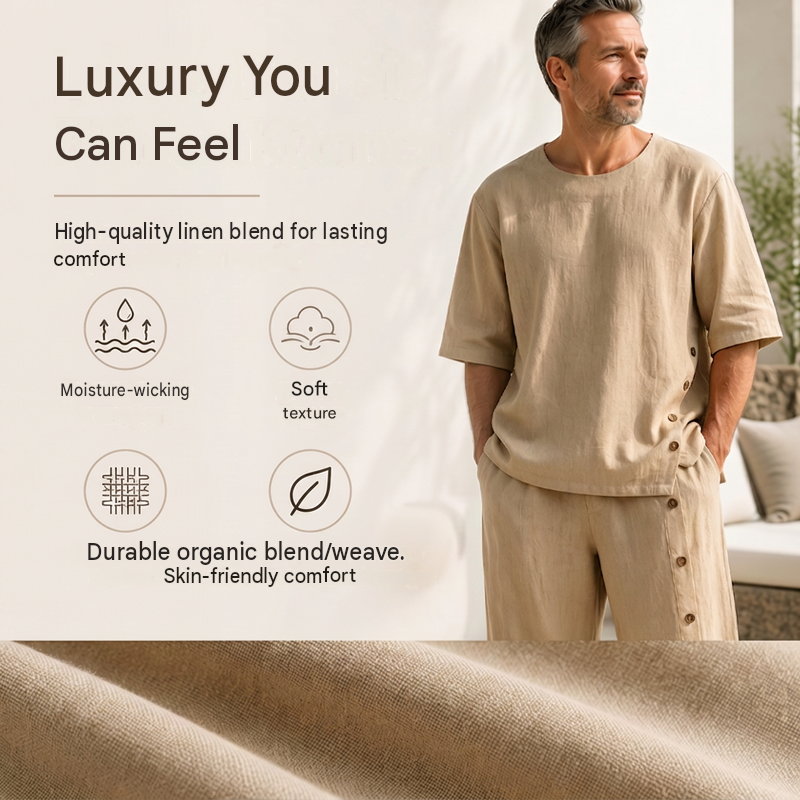 π 50% Off | Polished style without the styling stress β Men's 2-piece set
