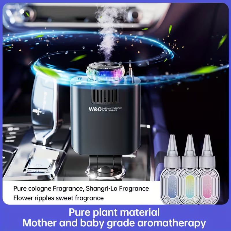 Three-In-One Multifunctional Car Charger, Perfume Machine, Starry Sky Ceiling Light
