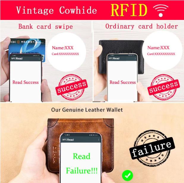 ⏳Time-Limited Special⏰Minimalist RFID Blocking Leather Wallet for Men – Ultra-Thin, Genuine Top-Layer Cowhide, Short Design for Everyday Carry