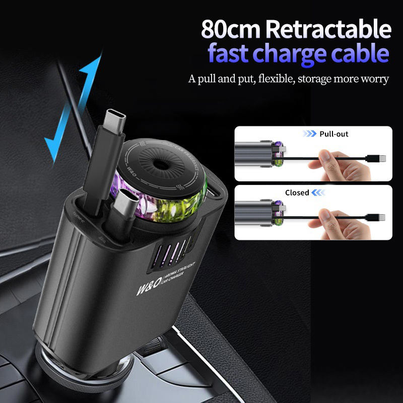 Three-In-One Multifunctional Car Charger, Perfume Machine, Starry Sky Ceiling Light