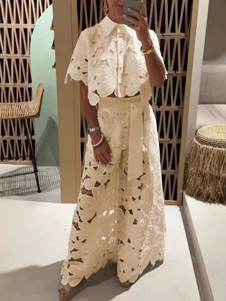 Elira Lace Co-Ord Set
