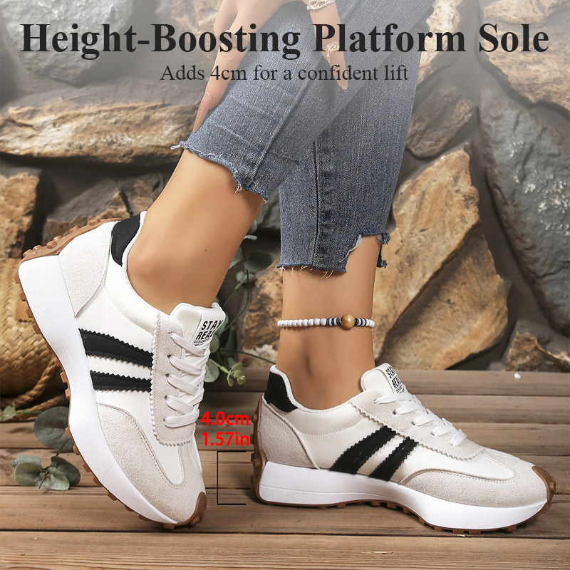 ⏳Time-Limited Special⏰Women's Casual Non-Slip Chunky Sneakers – Cushioned Insole, Breathable Mesh & Trendy Look ✨