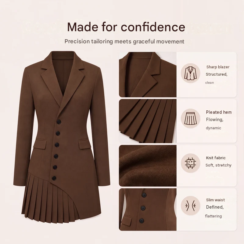 Elegant Blazer Dress for Women