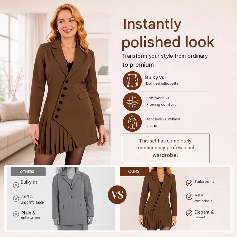 Elegant Blazer Dress for Women